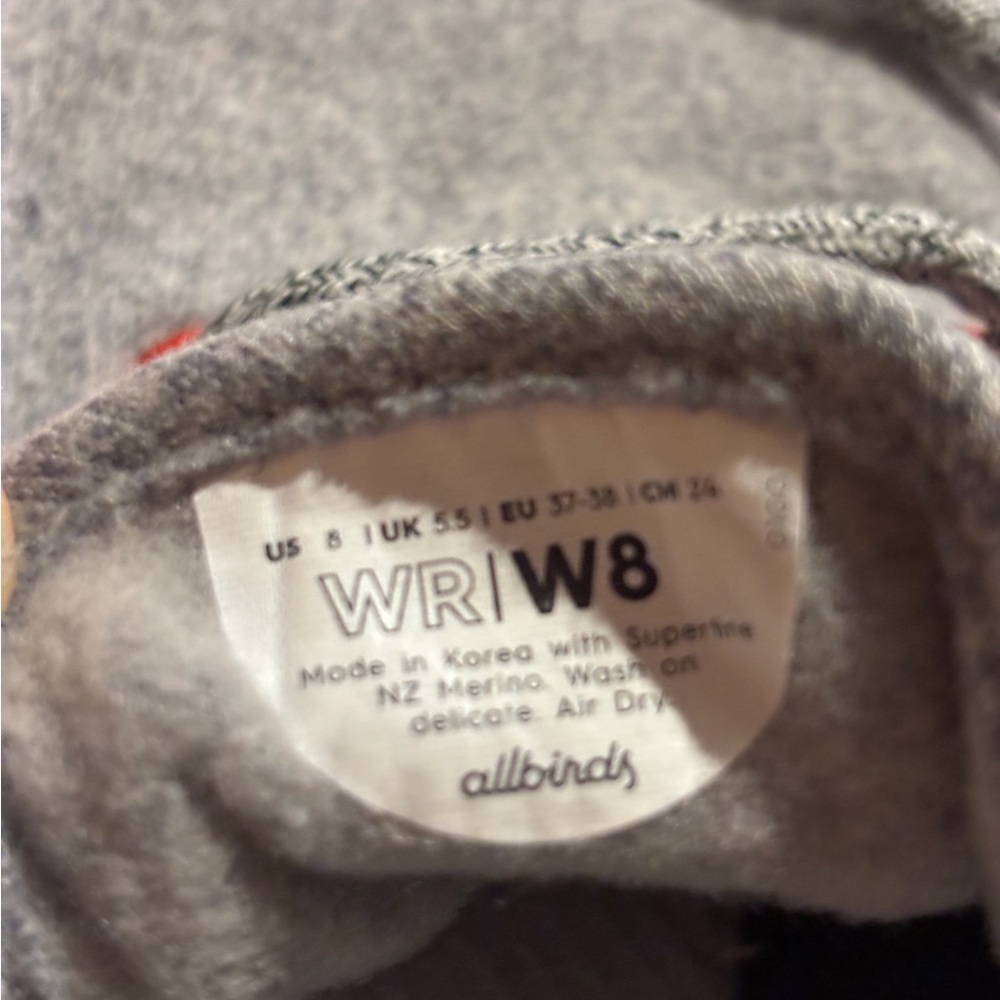 Allbirds Sneakers in Gray with Red - Picture 5 of 8